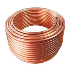 Pancake Copper Coil Refrigeration Tube as Per ASTM B280, in Coils, Soft Temper Ends Capped